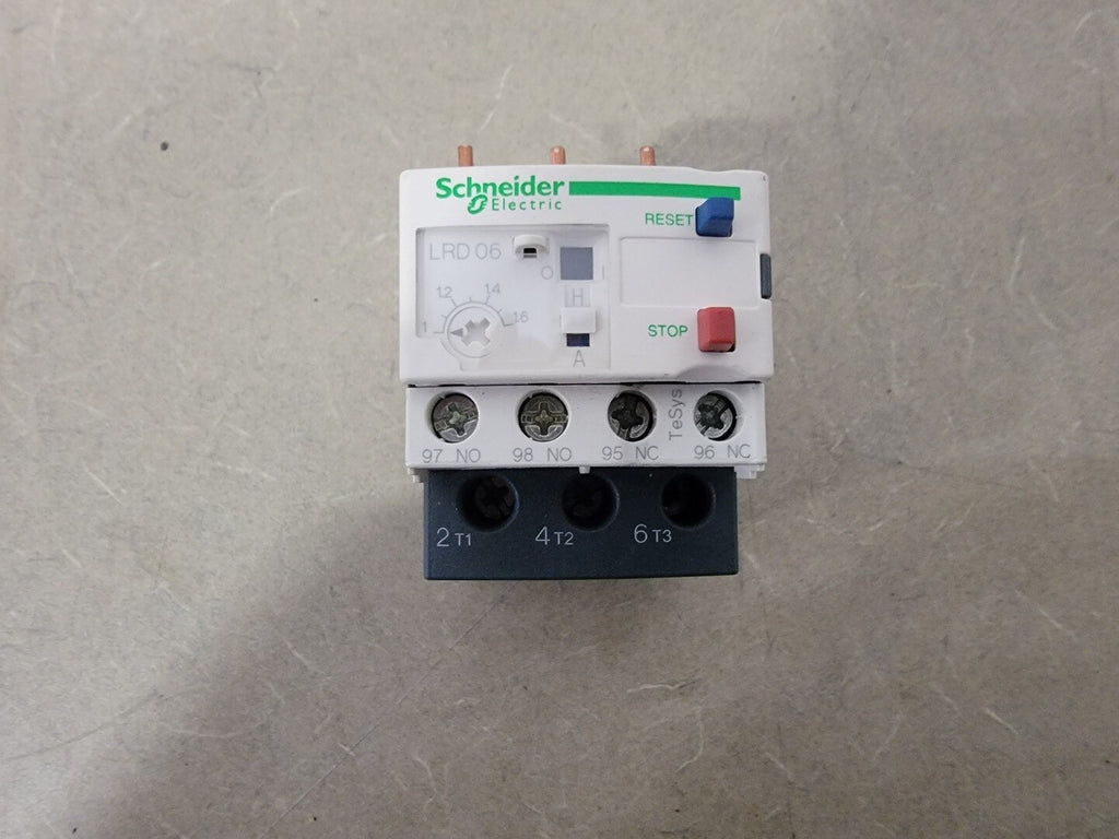 SCHNEIDER ELECTRIC 1-1.6 Amp Overload Relay LRD06