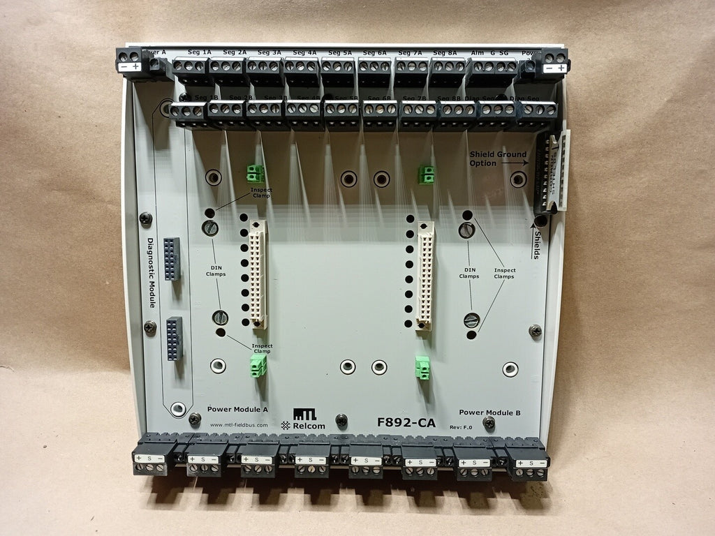 RELCOM Fieldbus Power Supply Carrier F892-CA-PS