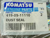 KOMATSU Dust Seal 419-09-11110 (Pack of 2)
