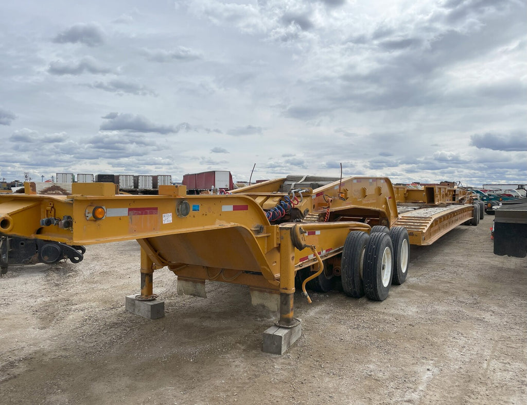 32-Wheel Double Drop Removable Gooseneck Lowboy Trailer