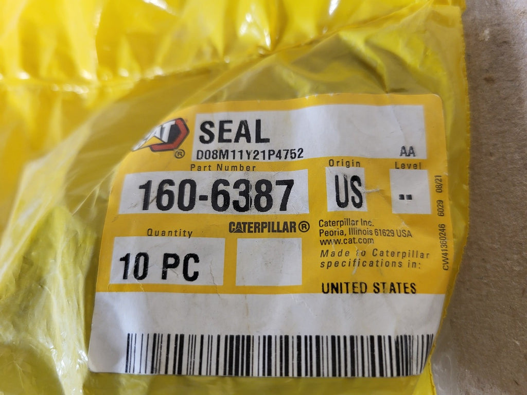 CATERPILLAR Folded Core end Tank Seal 160-6387 (Pack of 10)