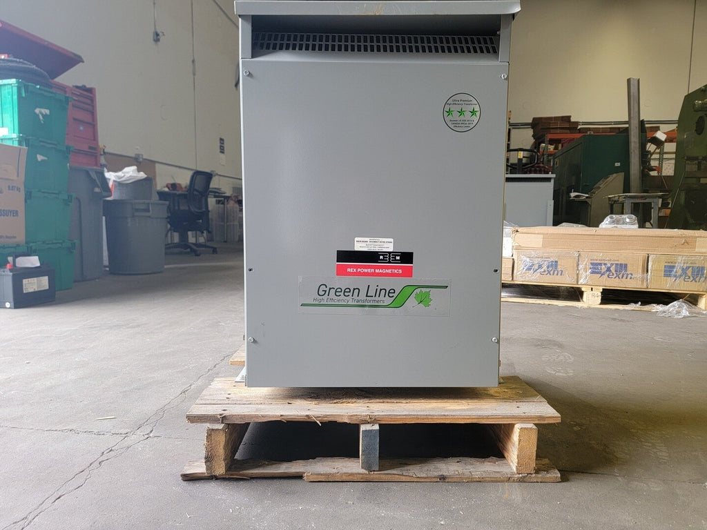 REX POWER MAGNETICS 45 kVA, 480 Delta pri. volts, 480Y/277 sec. volts Transformer BC45H-P/Z3