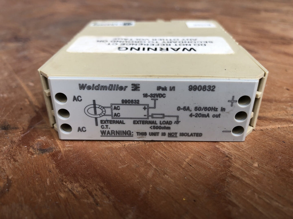 WEIDMULLER Transmitter Signal Converter IPAK I/I 990832