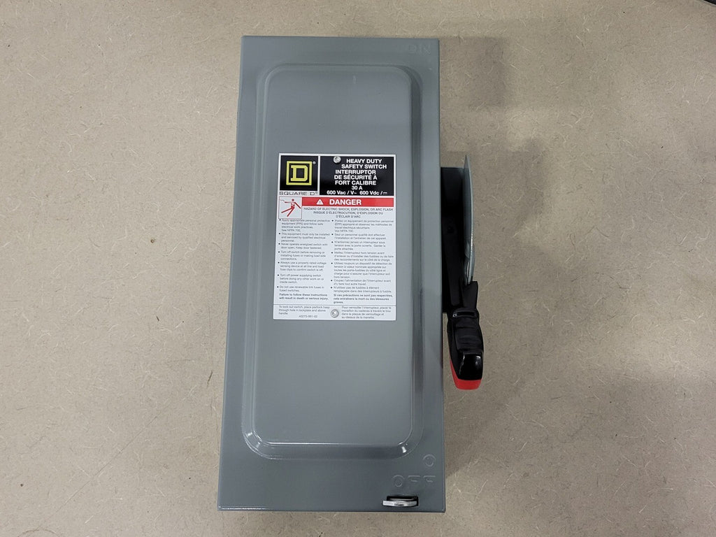 SQUARE D 30 Amp Fusible Disconnect CH361