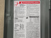 SQUARE D 30 Amp Fusible Disconnect CH361