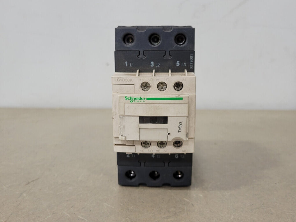 SCHNEIDER ELECTRIC 80 Amp, 3 Pole Overload Relay  LC1D50A