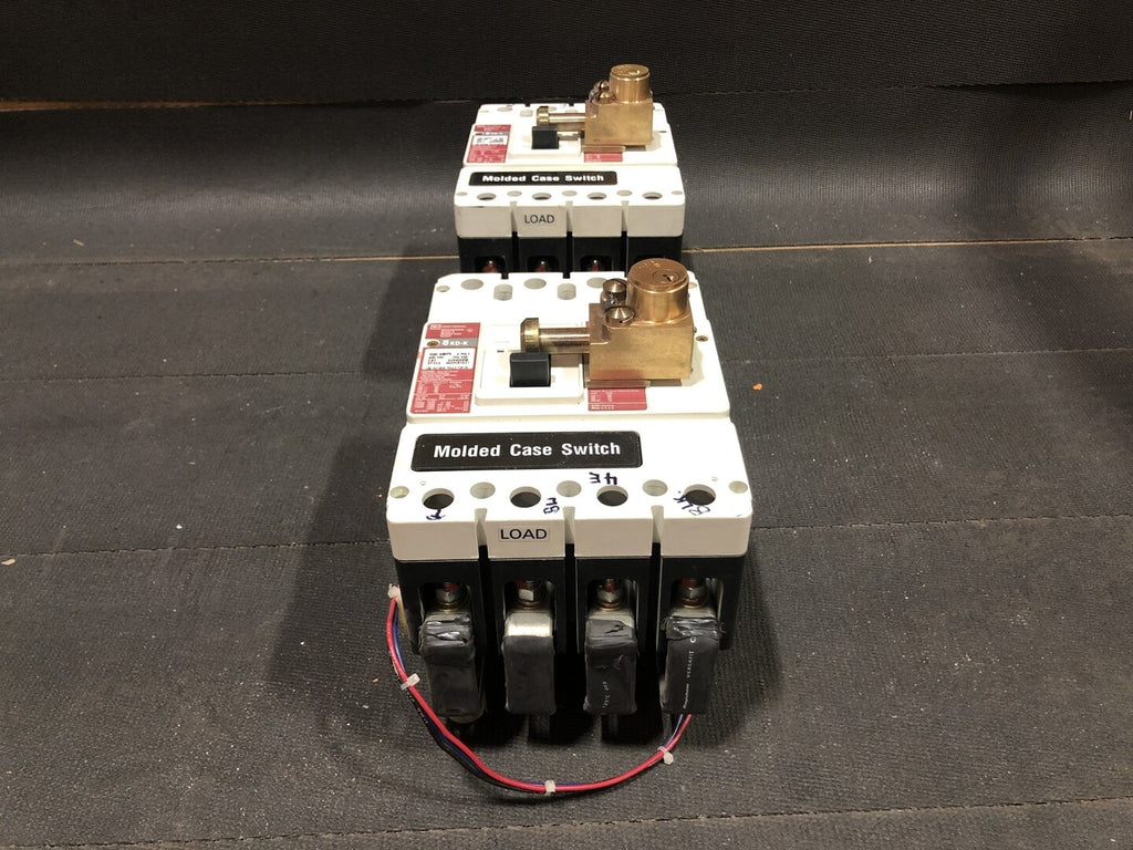 CUTLER-HAMMER 400 Amp Molded Case Switch Connected in Series KD4400KW