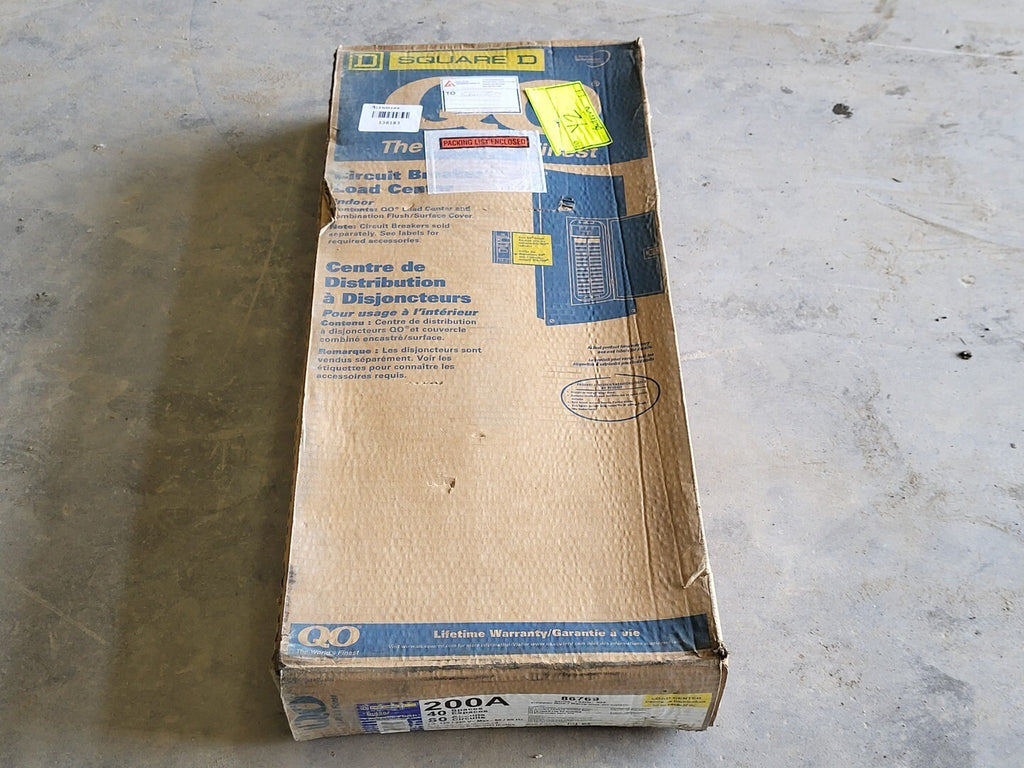 SQUARE D 200 Amp, 120/240 Volts, 1-Phase Circuit Breaker Load Center S05 86769