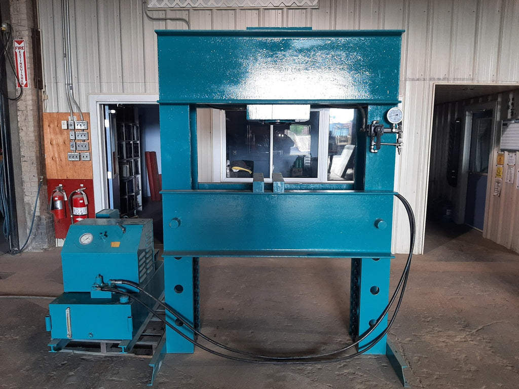 ENERPAC 150 ton H-frame Hydraulic Shop Press w/ 10,000 PSI Power Unit