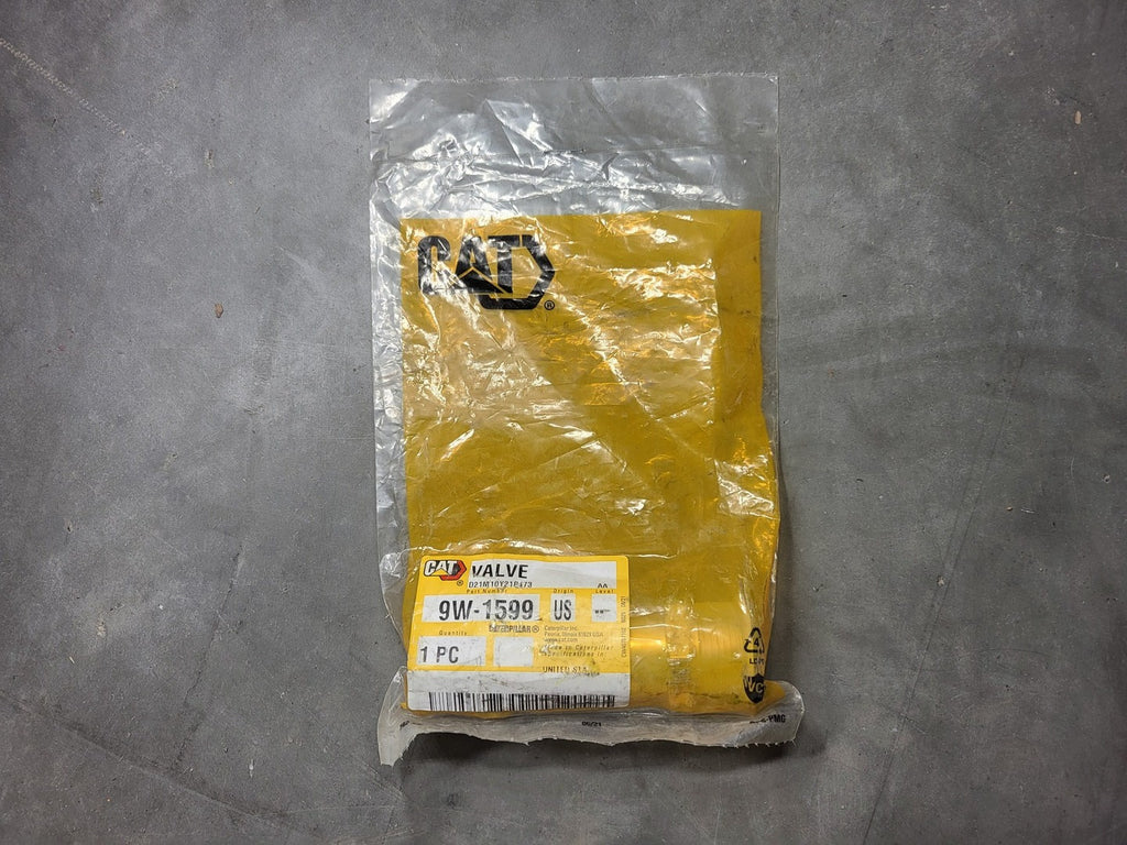 CATERPILLAR Straight Hydraulic Check Valve 9W-1599