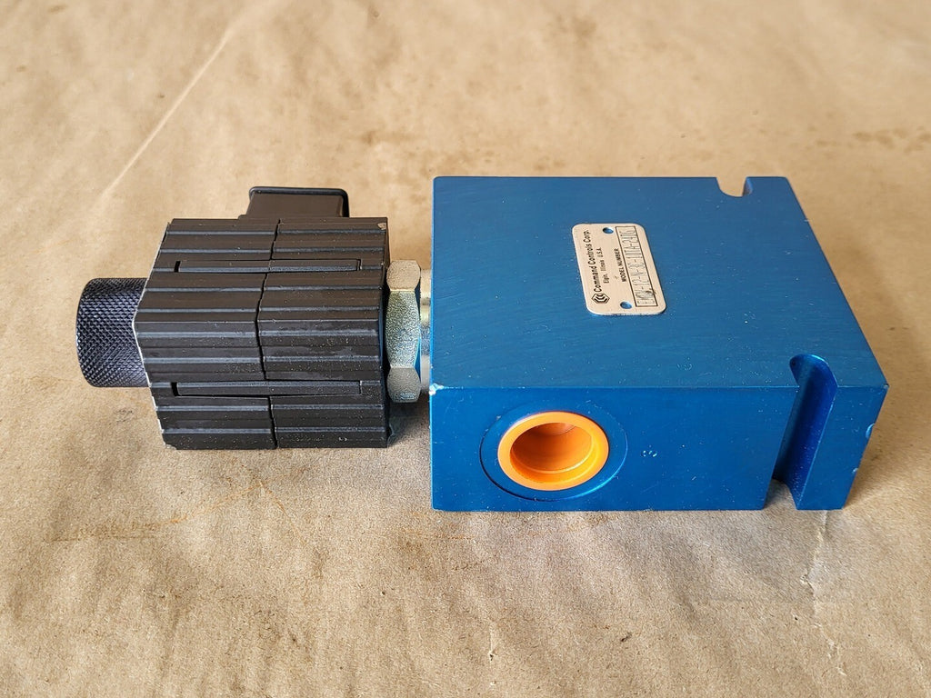 COMMAND CONTROLS Solenoid Valve 3-Way 24VDC EMDV-12-N-3C-10TA-24DG