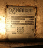 HANSEN 13.897:1 Ratio, 175 hp Gearbox RDD21-F1