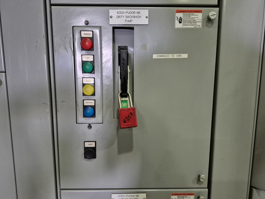 SIEMENS 15 hp 600V 3-Ph Motor Control Center Bucket 02FF