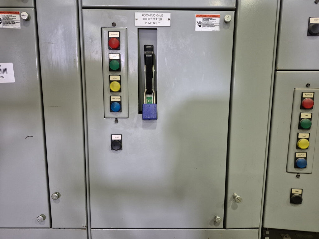 SIEMENS 50 hp 600V 3-Ph Motor Control Center Bucket 03FI