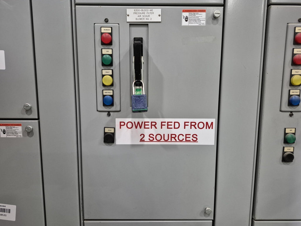 SIEMENS 40 hp 600V 3-Ph Motor Control Center Bucket 07EE