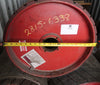 38" x 20.5" Rubber Pulley Lagging, Outside to Outside