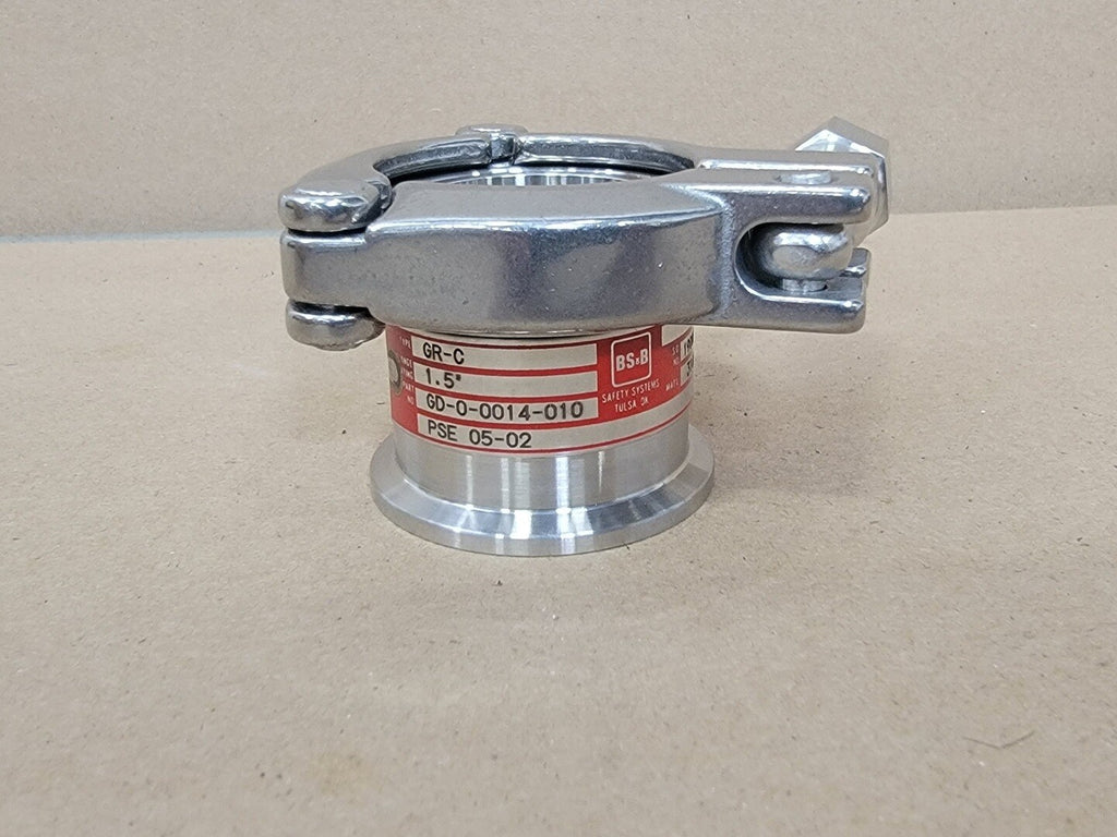 BS&B SAFETY SYSTEMS LLC 1.5" GR-C Rupture Disk Safety Head GD-0-0014-010