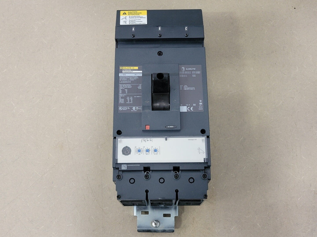SQUARE D 400 Amp 3 Pole Circuit Breaker LJA36400U31X