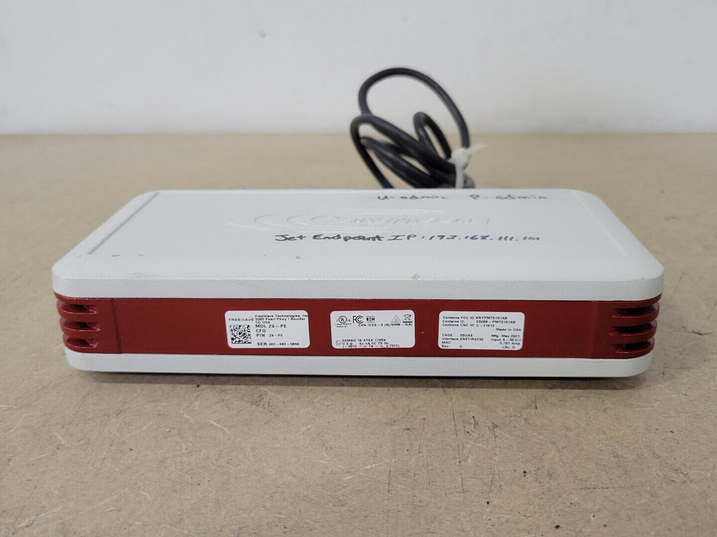 FREEWAVE ZumLink Radio 900 MHz Enclosed MDL Z9-PE