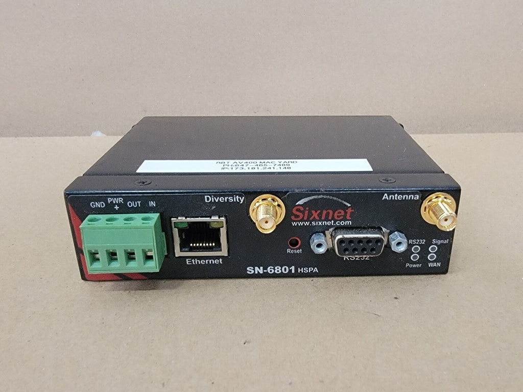 SIXNET Cellular Routers BT-6801 HSPA