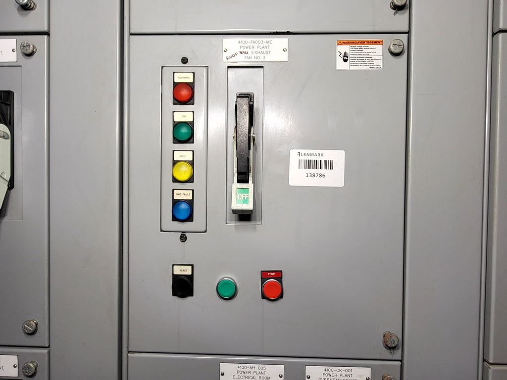 SIEMENS 7.5 hp 600V 3-Ph Motor Control Center Bucket 03FG