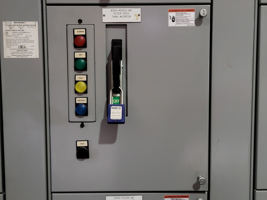 SIEMENS 10 hp 600V 3-Ph Motor Control Center Bucket 02FD