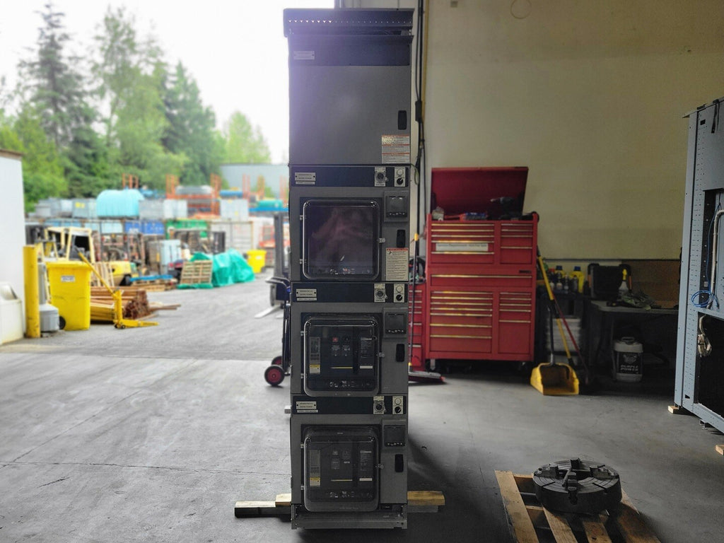 SQUARE D 800 Amp, 600Volt  Power-Zone4 Switchgear w/ 2 x Circuit Breakers NW08H3