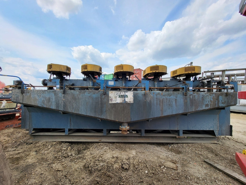 METSO 5-Cell DR-24 Copper Cleaner Scavenger Flotation Machine 5.6 kW 1.4 m3