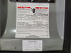 SIEMENS 600 Volt, 60 Amp, 3 Pole Heavy Duty Safety Switch HNFC362JW
