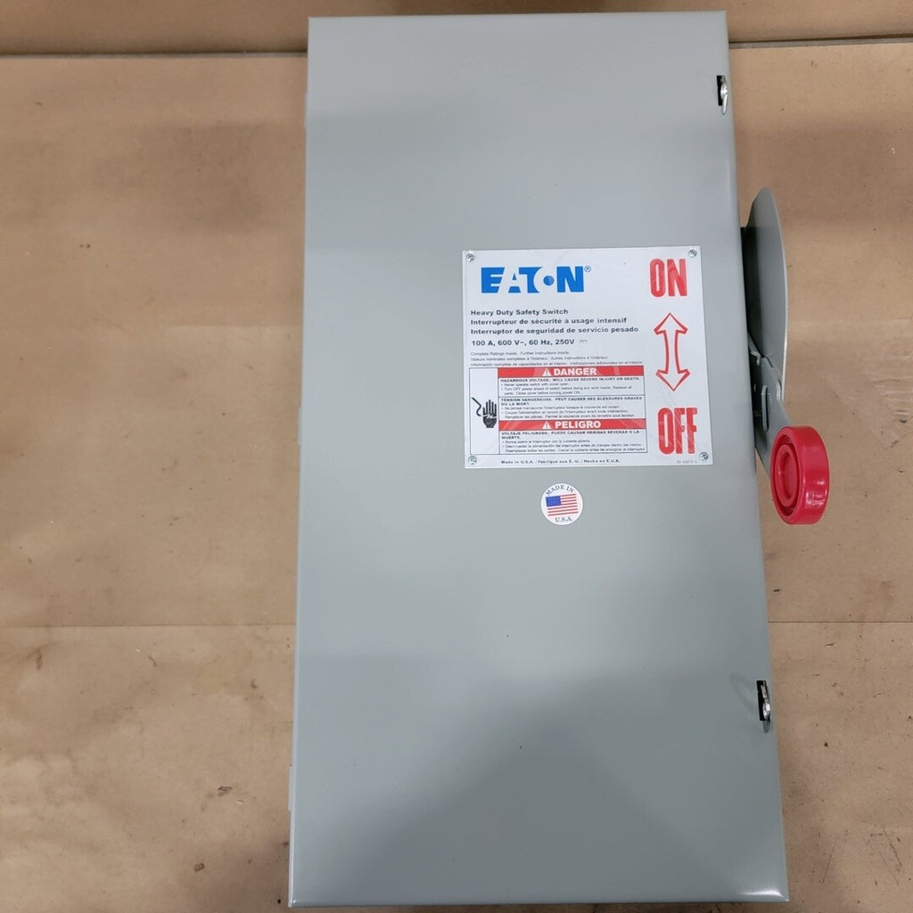 EATON 100 Amp 600 volts Heavy Duty Safety Switch DH363FGK