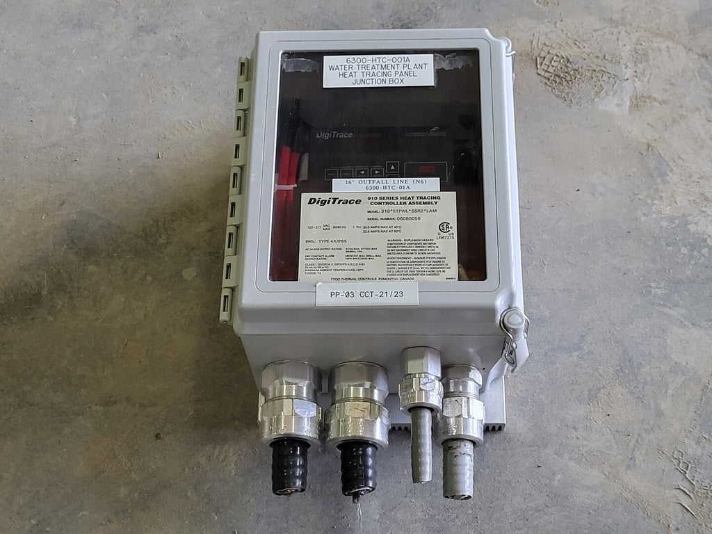 DIGITRACE Heat Tracing Controller Assembly 910-E1FWL-SSR2-LAM