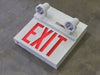 LUMACELL Emergency Exit Metal Combination Unit w/ Lights 10LMCE2MT9W