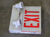 LUMACELL Emergency Exit Metal Combination Unit w/ Lights 10LMCE2MT9W