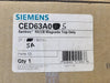SIEMENS 5 Amp 3 Pole 600 volts Motor Circuit Interrupter CED63A005