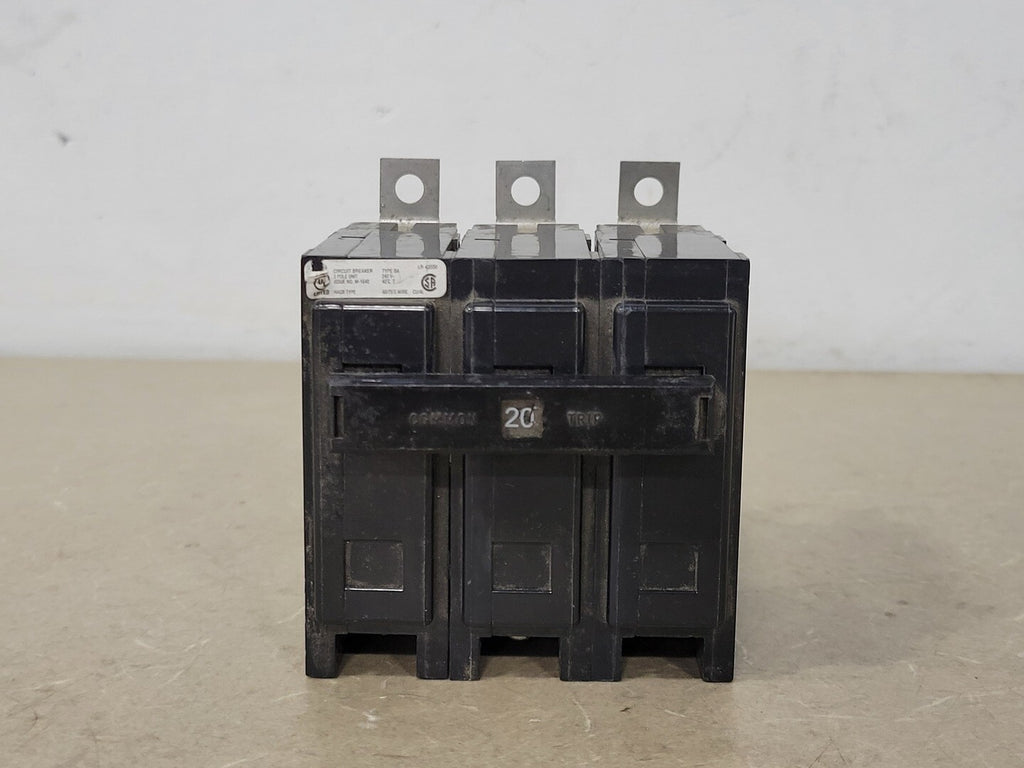EATON 20 Amp, 3 Pole, 240 Volts Circuit Breaker BAB3020H