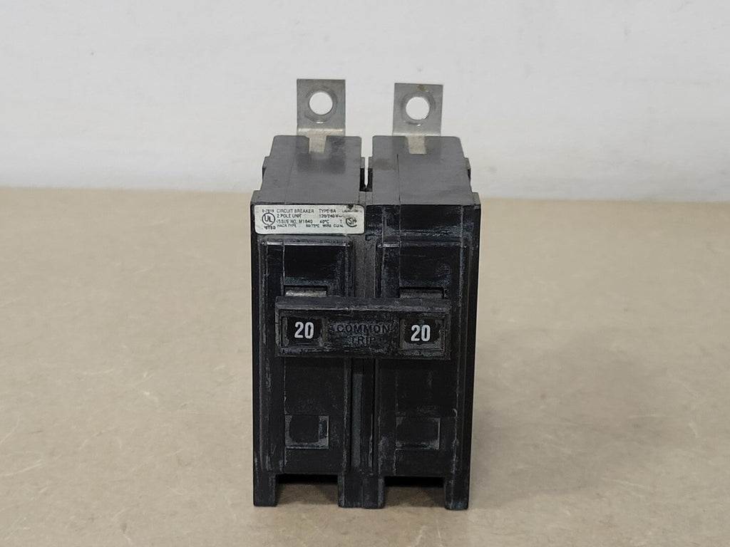 CUTLER-HAMMER 20 Amp, 2 Pole, 120/240 Volts Circuit Breaker BA220