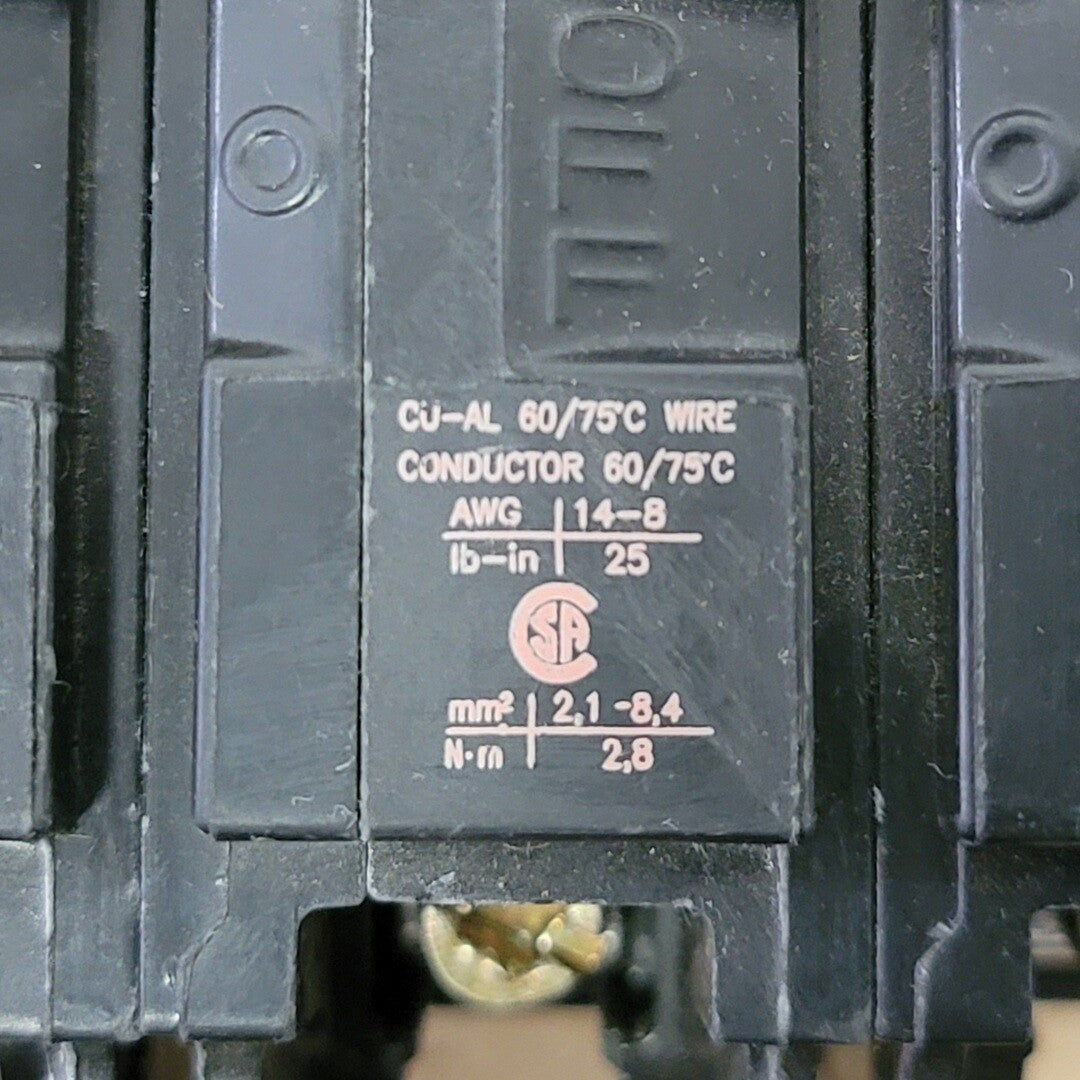 SIEMENS 20 Amp, 3 Pole, 240 Volts Circuit Breaker B320