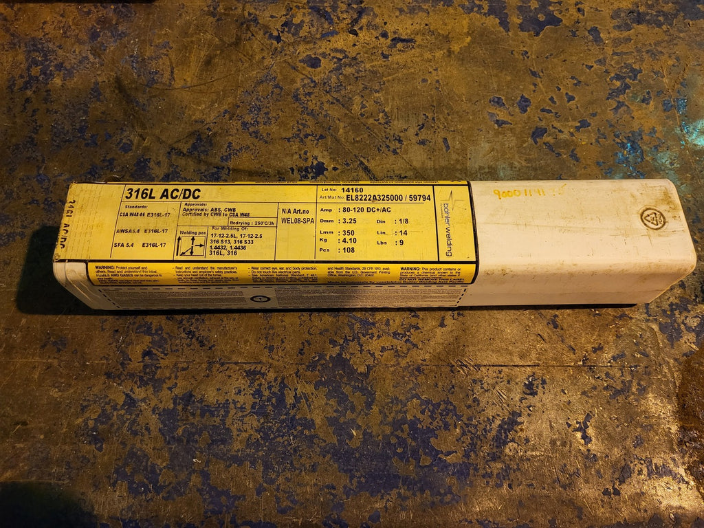 AVESTA 3.25mm Stainless Steel Welding Electrode 316L AC/DC