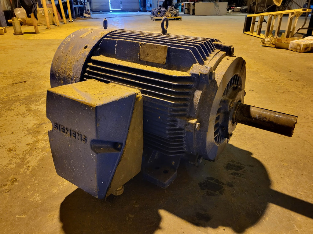 SIEMENS 75 hp, 575 Volts, 1180 rpm, 3-Ph, 405T Electric Motor Type RGZSD