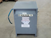 SQUARE D 45 kVA Transformer 600 Pri. Volts, 120/208Y Sec. Volts EE45T65H