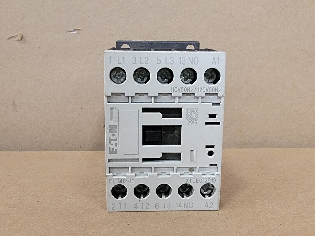 EATON 12 Amp, 3P, 110/120V Coil Voltage, Contactor XTCE012B10A