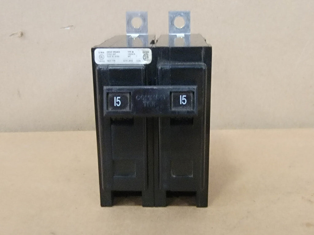 CUTLER-HAMMER 15 Amp, 2 Pole, 120/240 Volts Circuit Breaker BA215