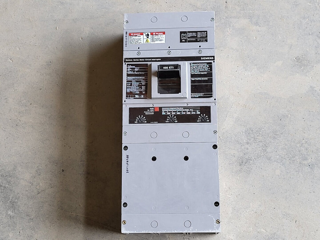 SIEMENS 400 Amp 3 Pole 600 Volts Circuit Breaker CJD63H400