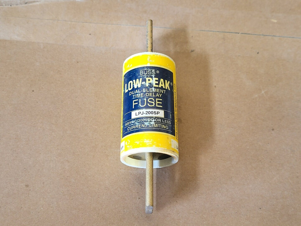COOPER BUSSMAN INC. 200 Amp, 600 Volts Low-Peak Fuse LPJ-200SP