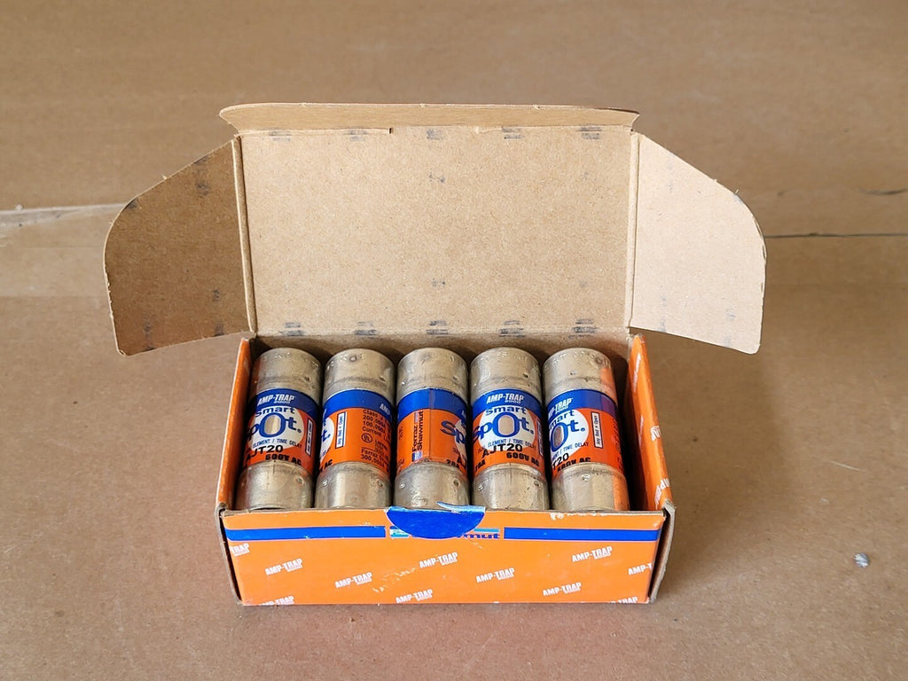 FERRAZ SHAWMUT 20 Amp, 600 Volts, Class J Amp-Trap Fuse AJT20 (Box of 10)