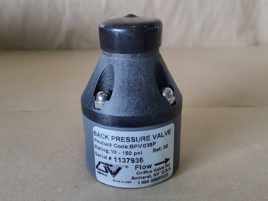 GRIFFCO Pressure Relief Valve, BPM038P