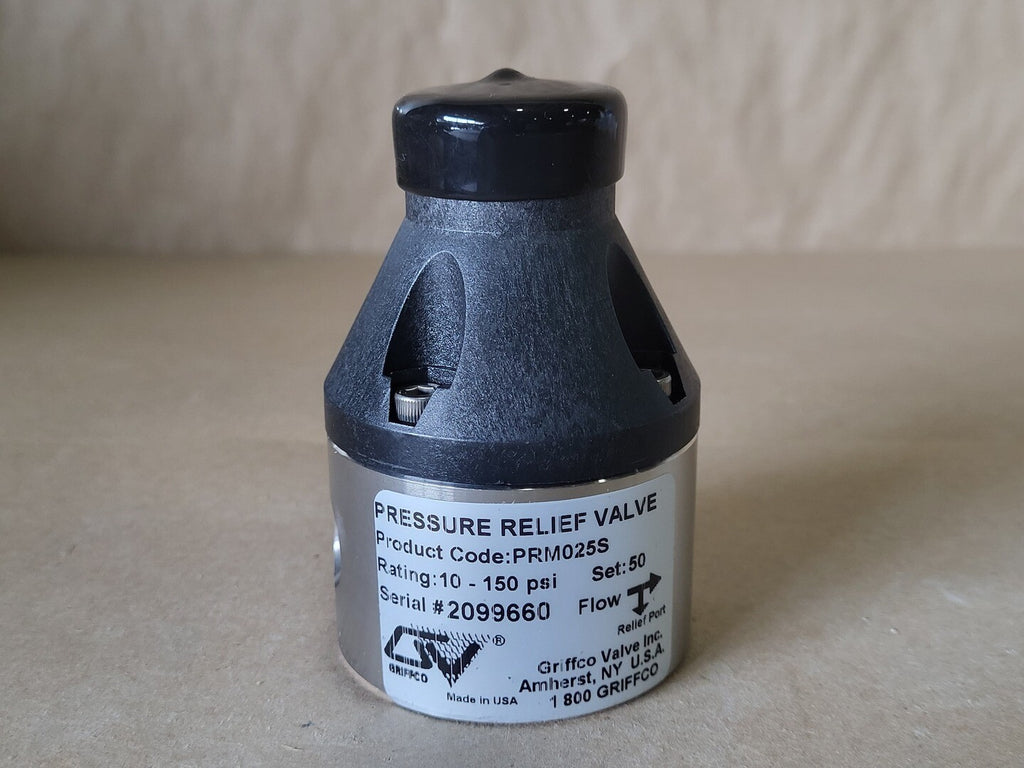 GRIFFCO Pressure Relief Valve, PRM025S