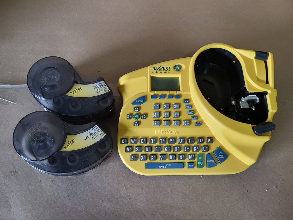 BRADY IDXPERT Handheld Labeler Keyboard Layout