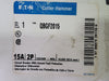 CUTLER-HAMMER 15 Amp 120/240 Volts 2 Pole GFCI Circuit Breaker QBGF2015