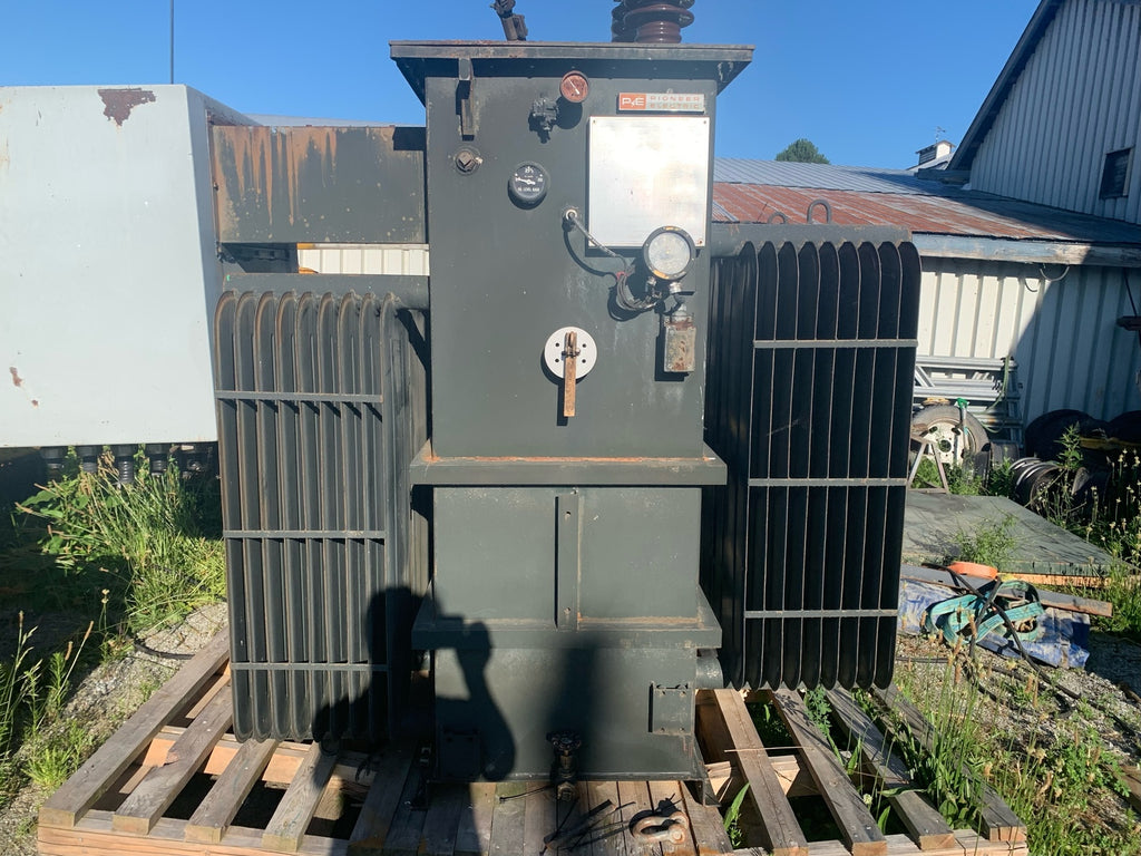 PIONEER 1000 kVA Transformer, 24940Y/12470Y Pri. Volts, 480 Sec. Volts